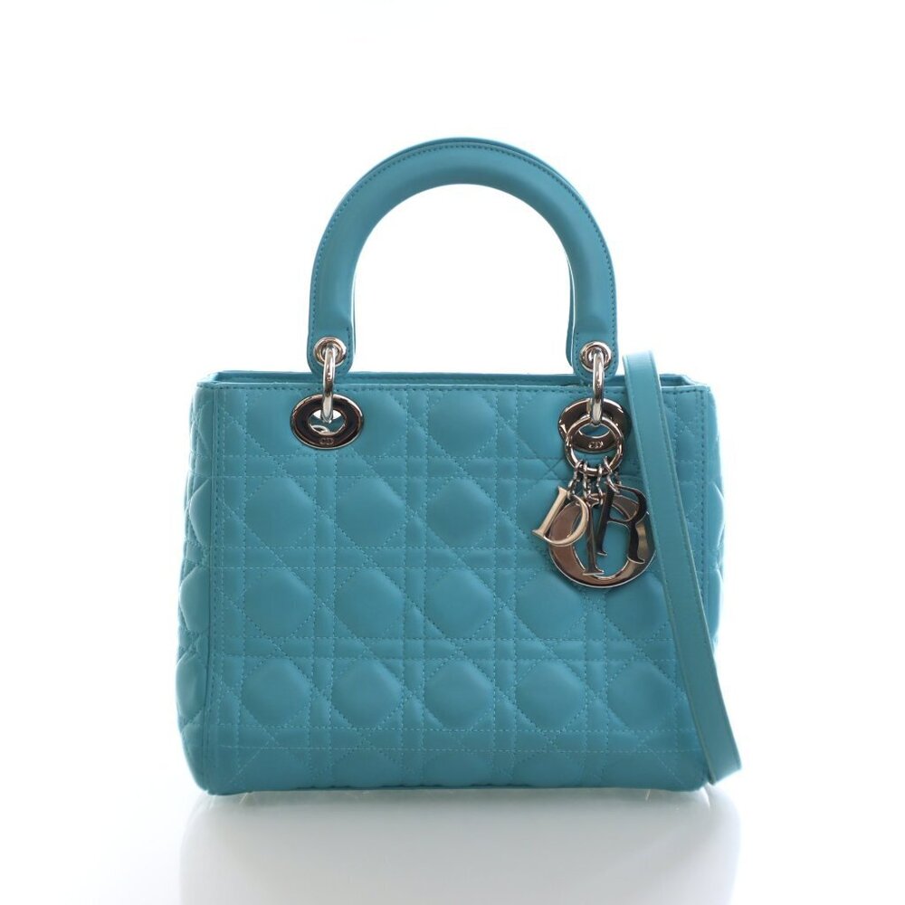 Christian Dior Medium Lambskin Lady Dior